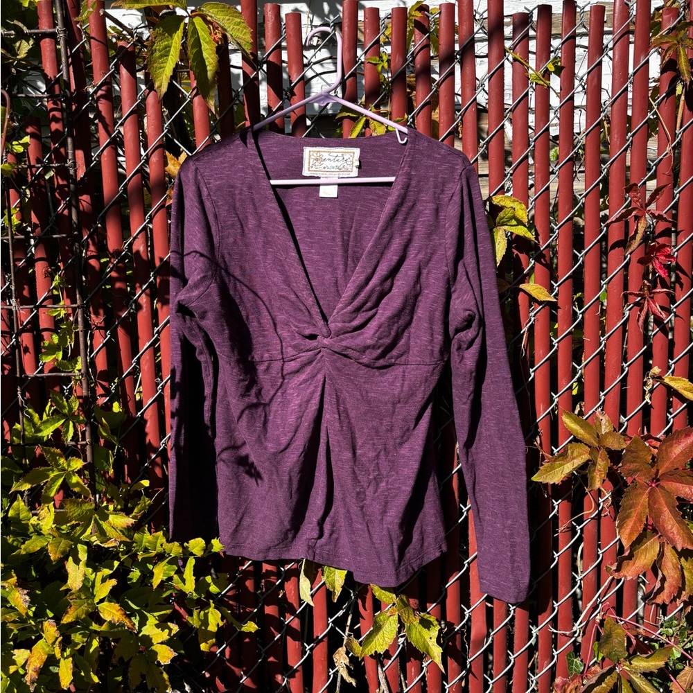 Aventura Deep Purple Organic Top